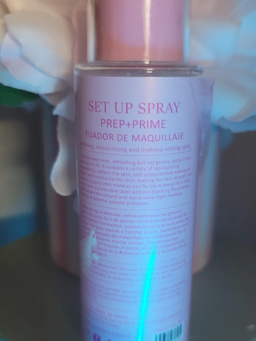 Abella Fixerosa Prep + Prime Makeup Setting Spray - Pink